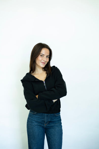Cropped Athleisure hoodie