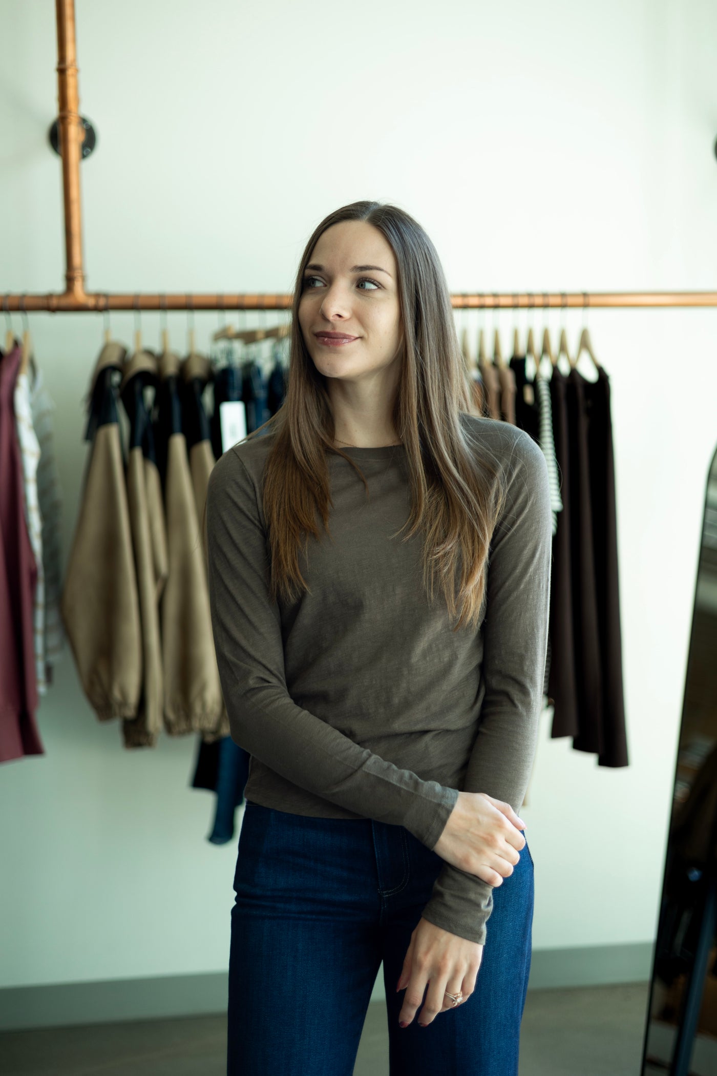 Casual long sleeve shirt for women
