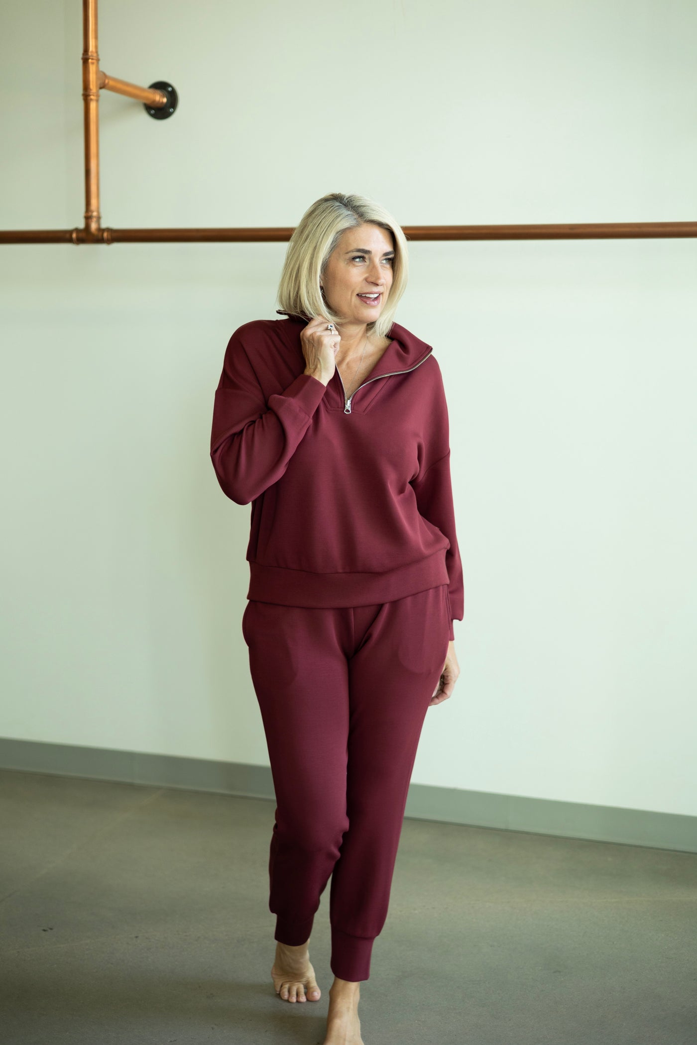 Hawley Half Zip Sweat