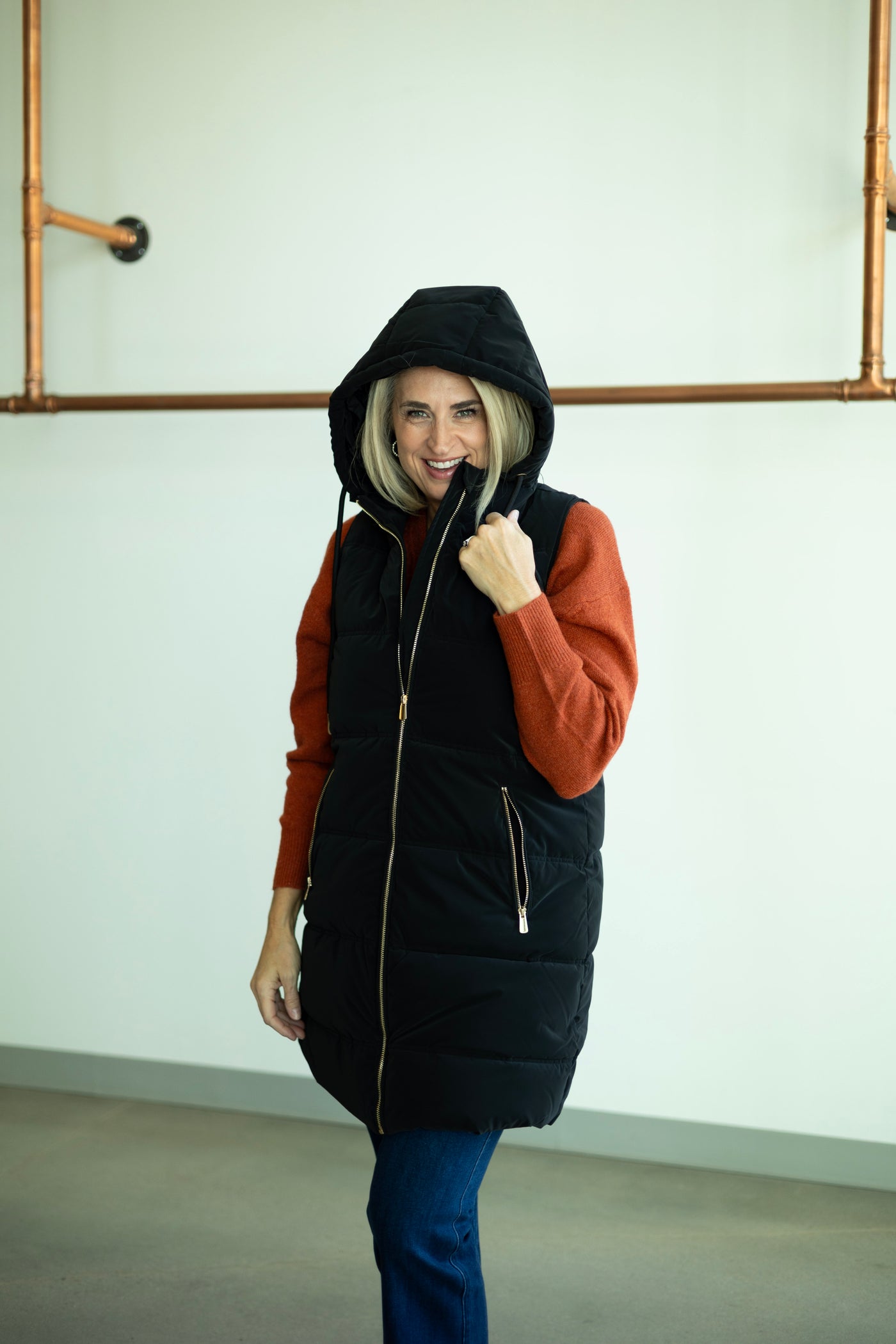 Hooded Puffer Vest
