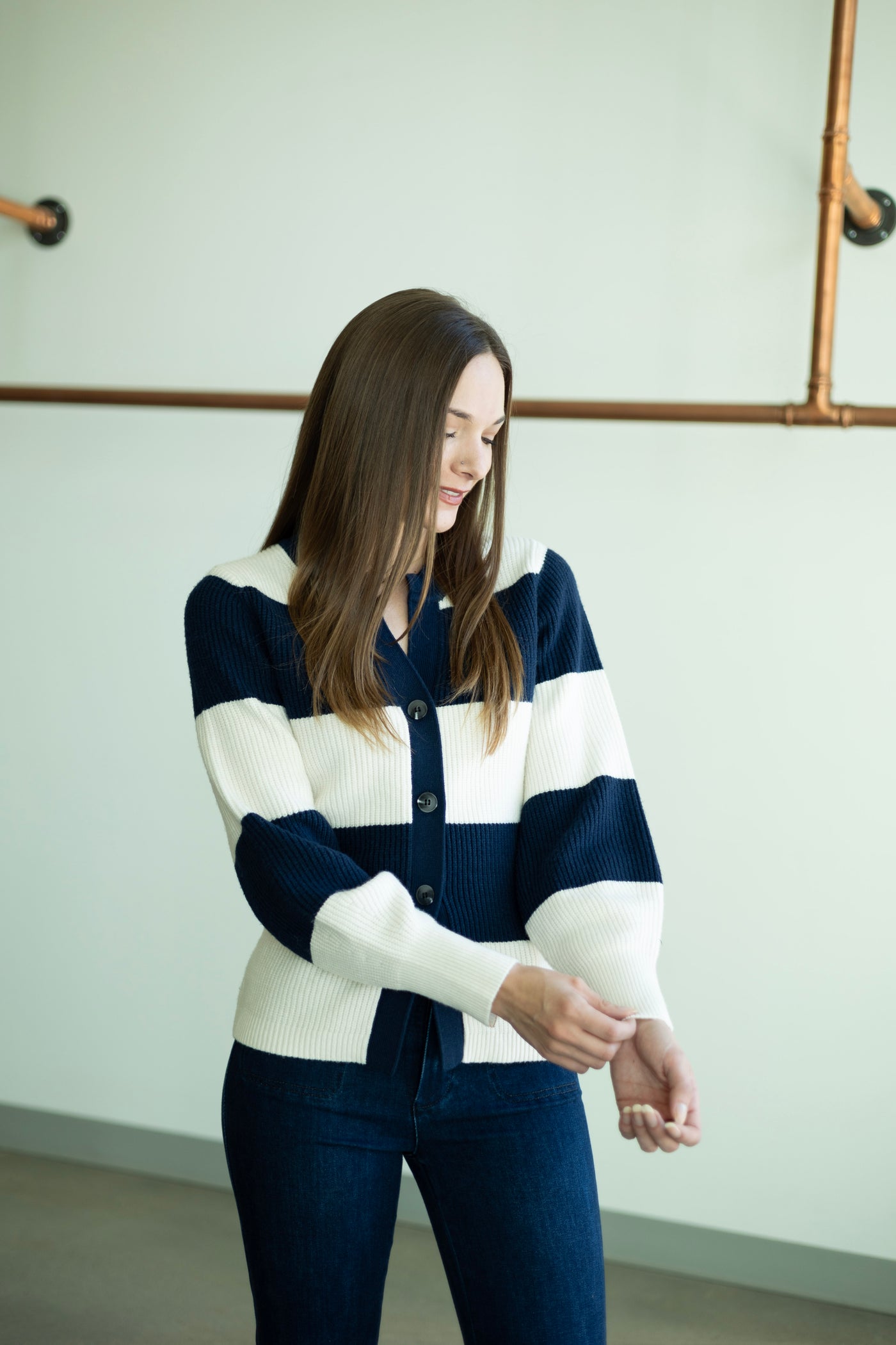 Lottie Rugby Cardigan