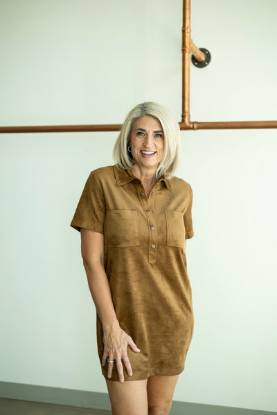 Sydney Suede Mini Dress