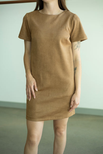 Suede Shift Dress