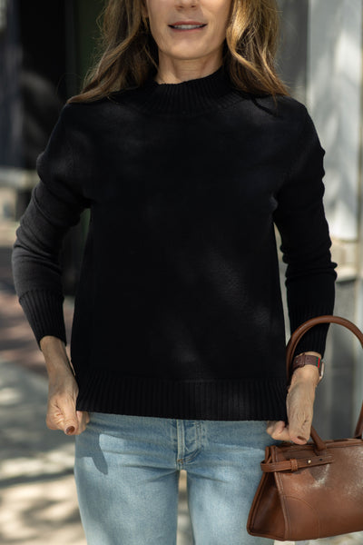 Ultra Soft Mock Neck Sweater