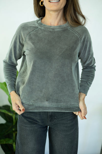 Kori Cotton Velour Raglan
