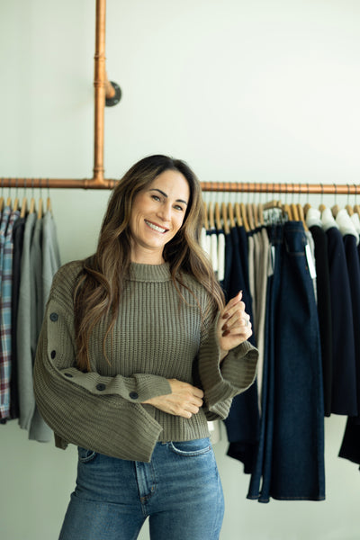 Wide sleeves sweater