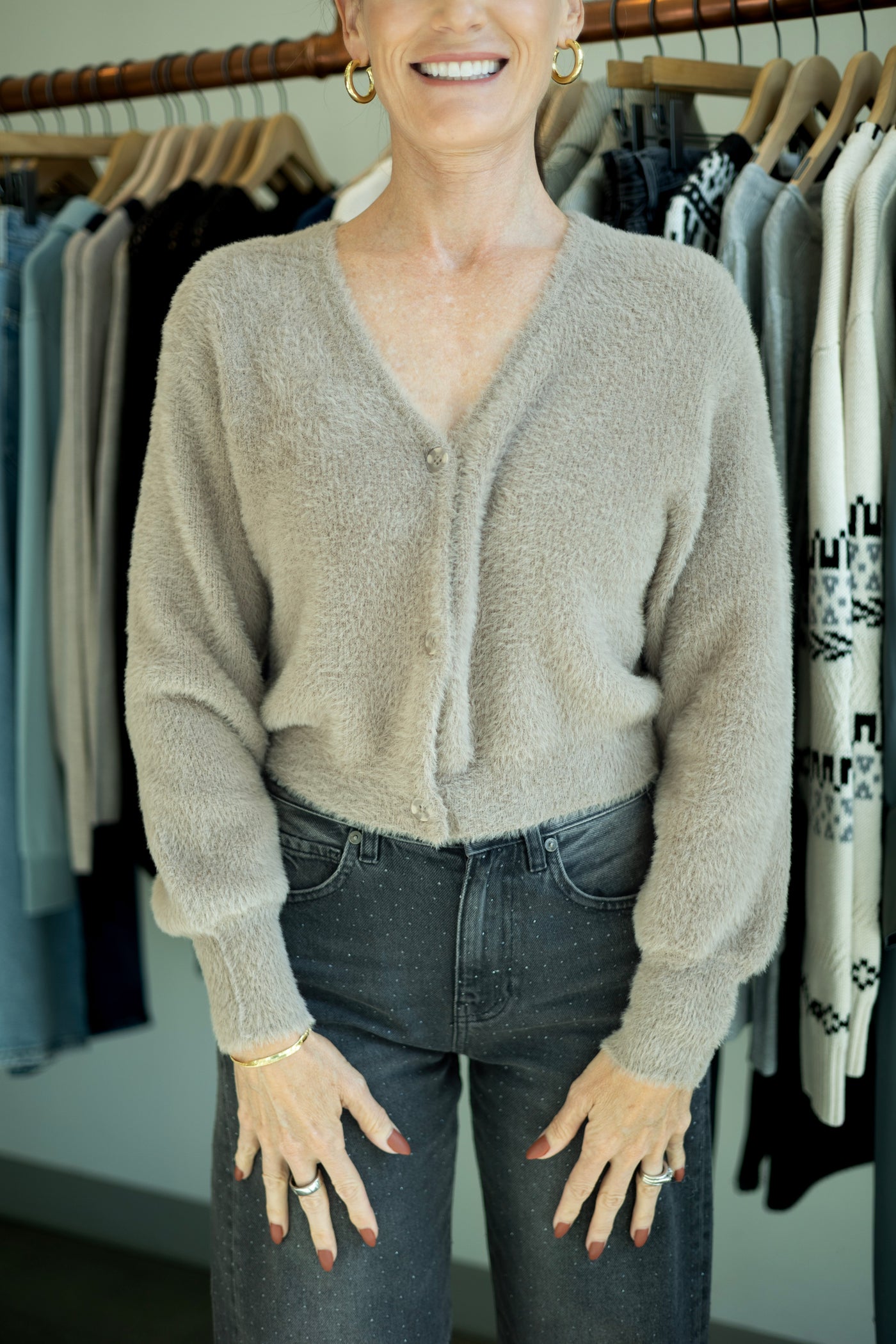 Sadira Fluffy Cardigan