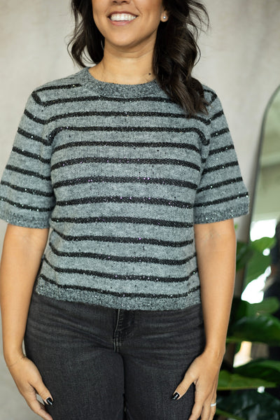 S/S Shine Sweater Tee