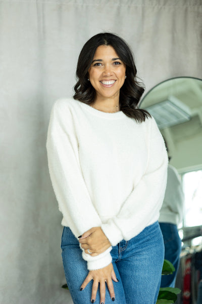 Fallon Fuzzy Crewneck