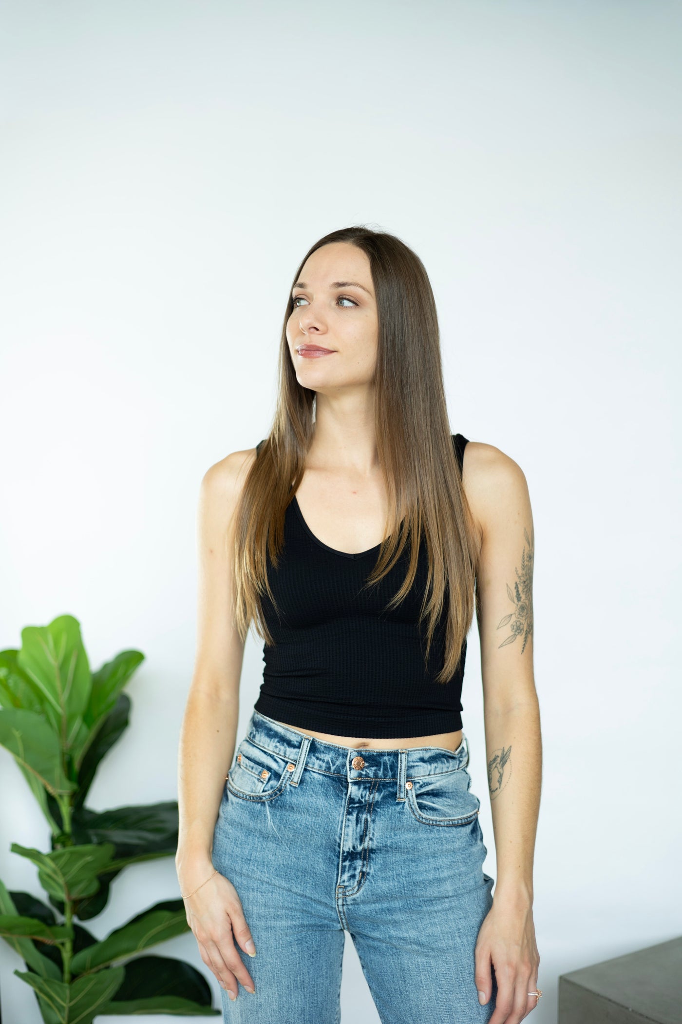 Reversible Ribbed Crop Top