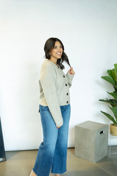 Dionne Crew Neck Sweater Cardigan