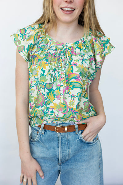 Short sleeve blouse for Easter