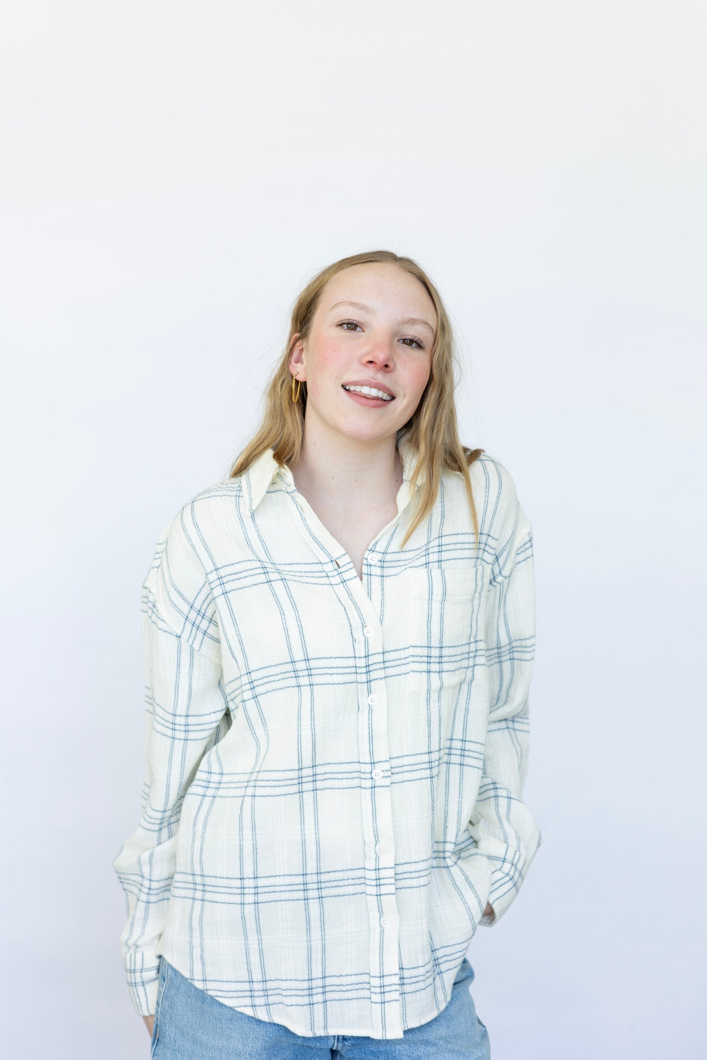 Spring flannel for women