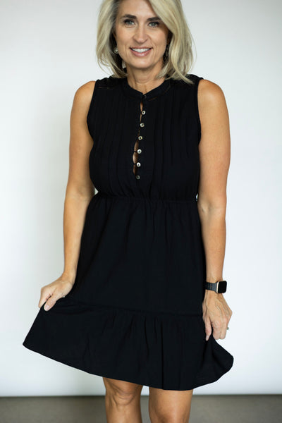 Women's little black dress