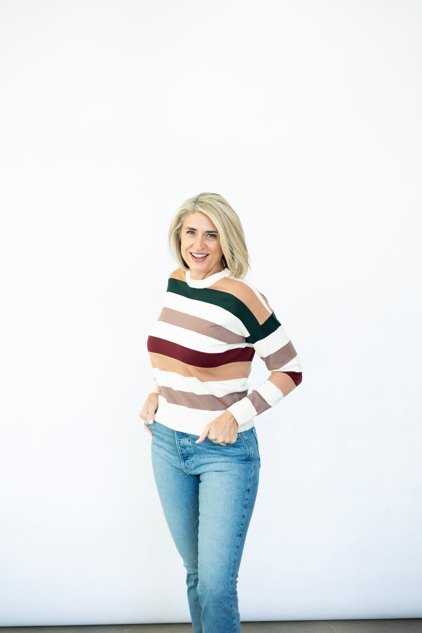 Blake Striped Sweater