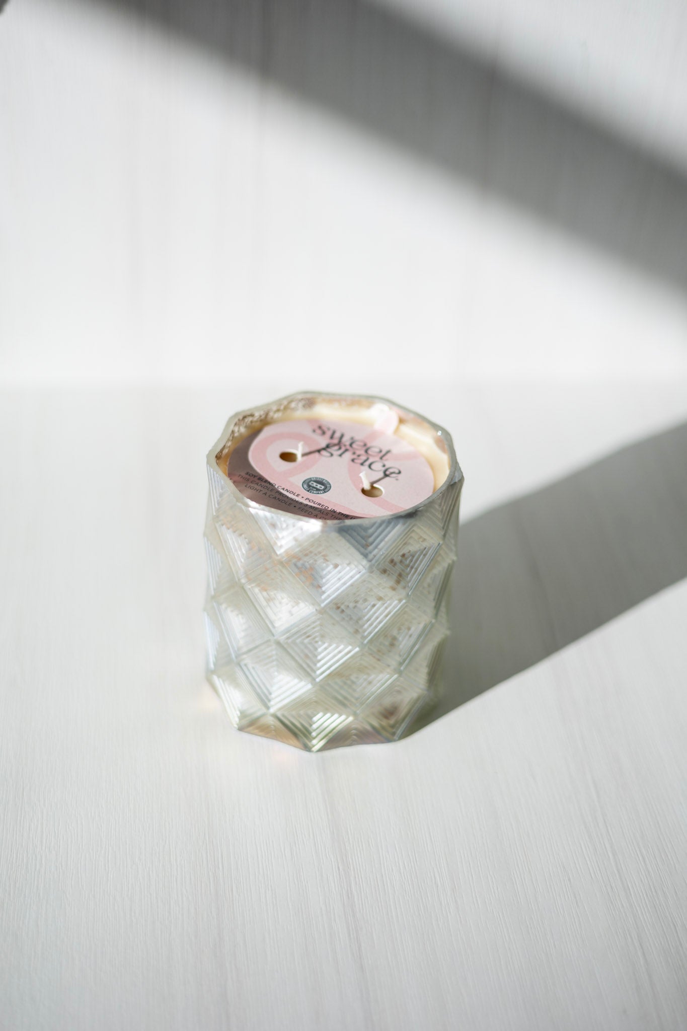 Diamond Pattern Candle