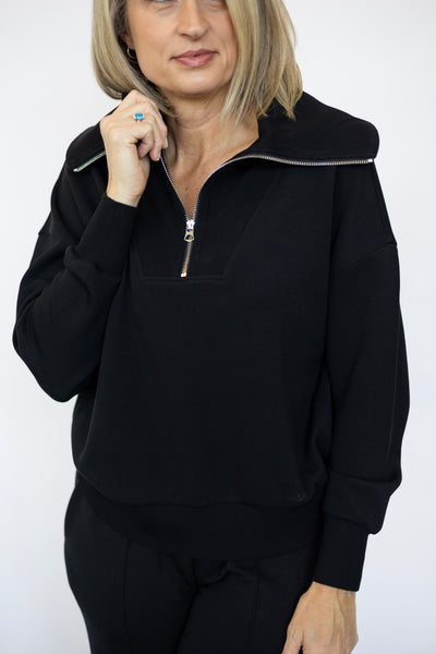 Women's matching black sweat set Varley