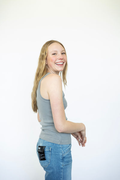 Everyday basic ribbed tank
