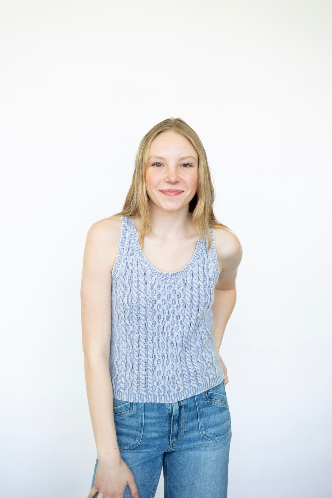 Women's knitted tank