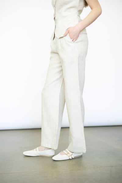 Women's linen pants set