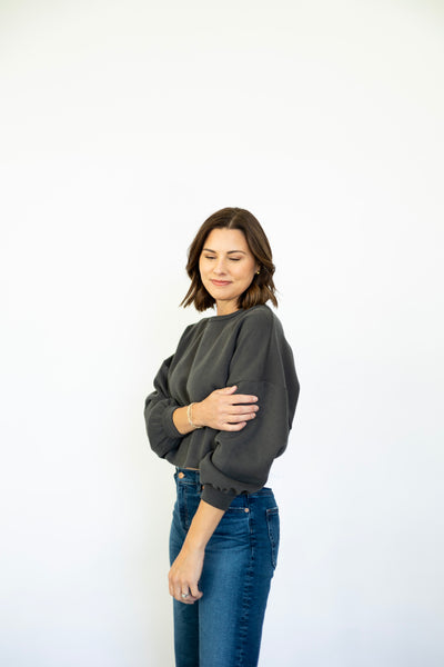 Relaxed Stay Crewneck Knit Top