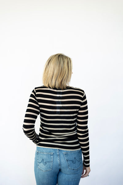 Femme Crew Stripe Tee