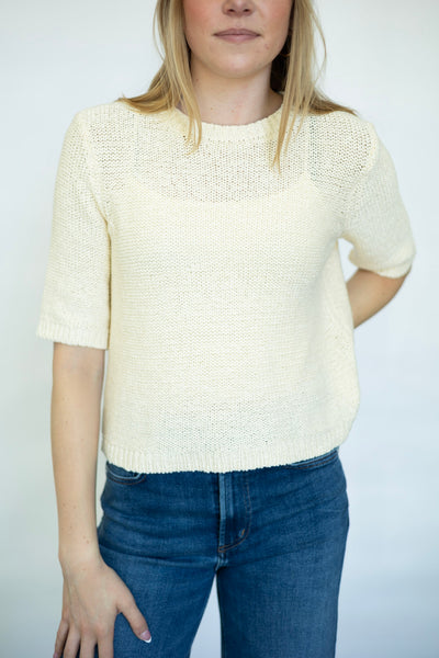 Summer half sleeve sweater for women