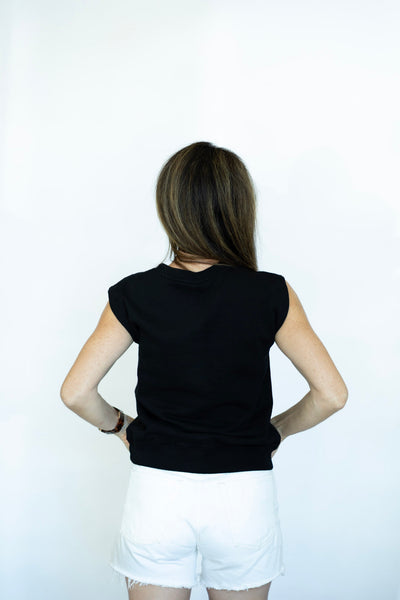 Elevated cap sleeve tee for women