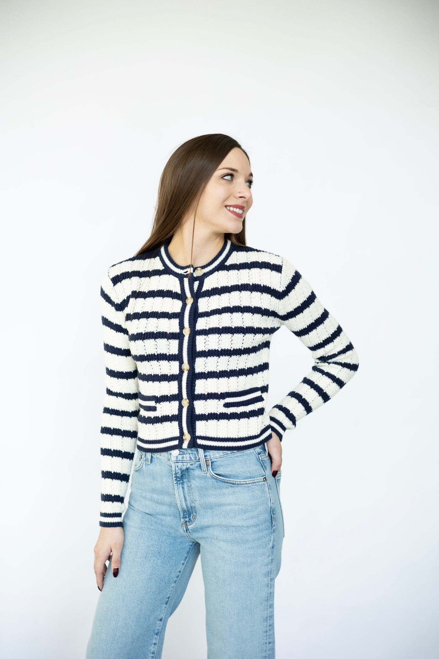 Women's classy, sporty cardigan