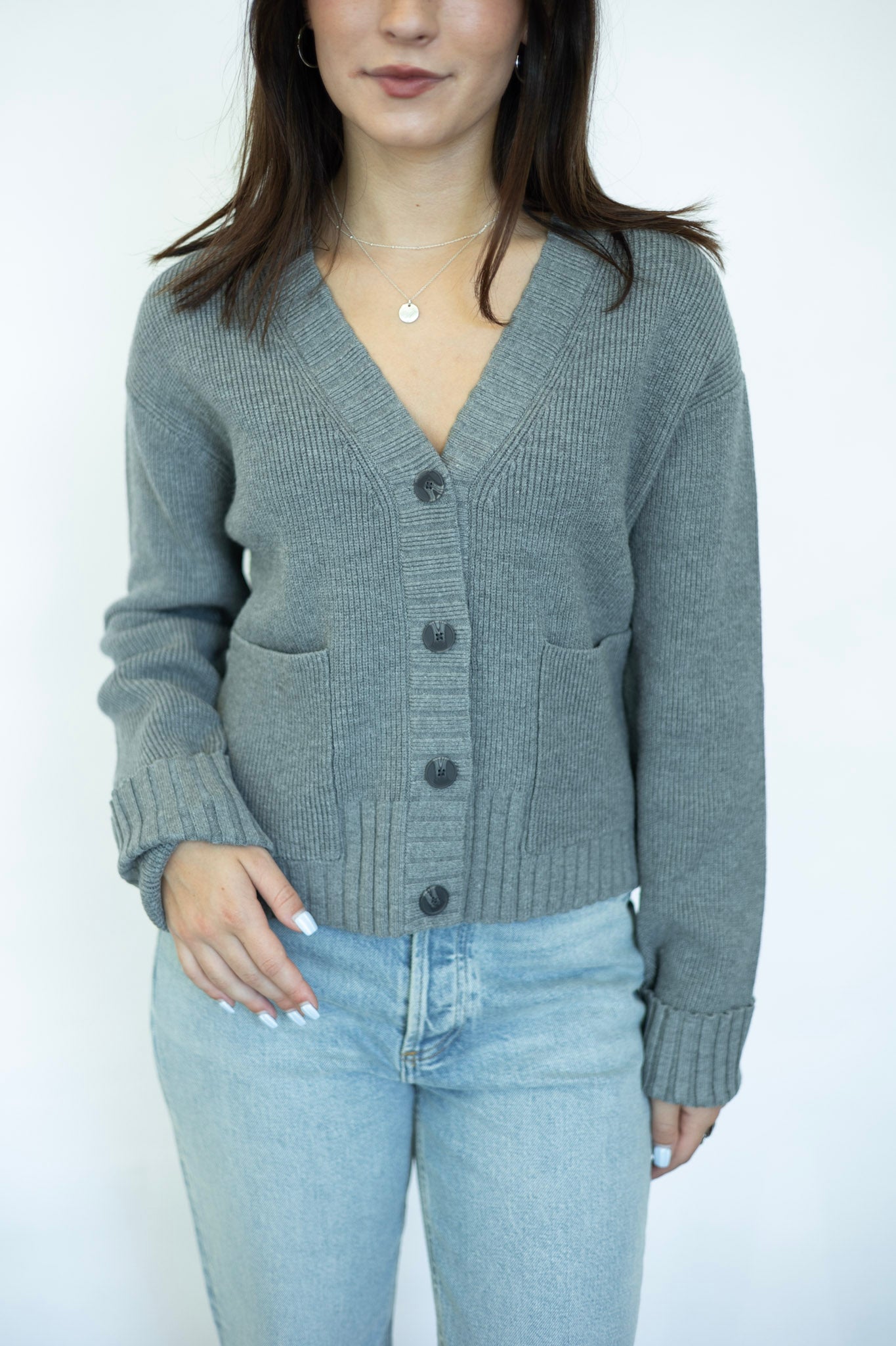 Grey everyday cardigan