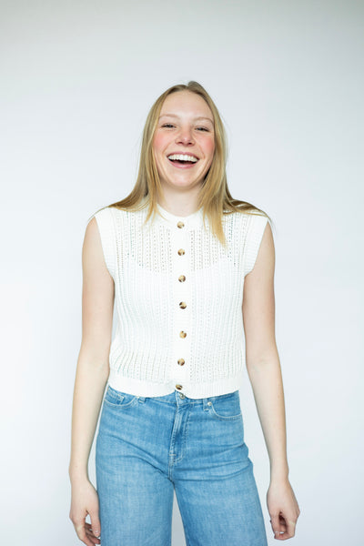 Classy and cute sweater vest