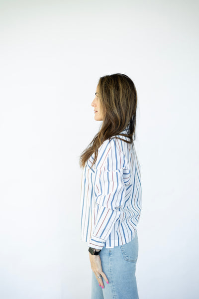 Elevated women's button down