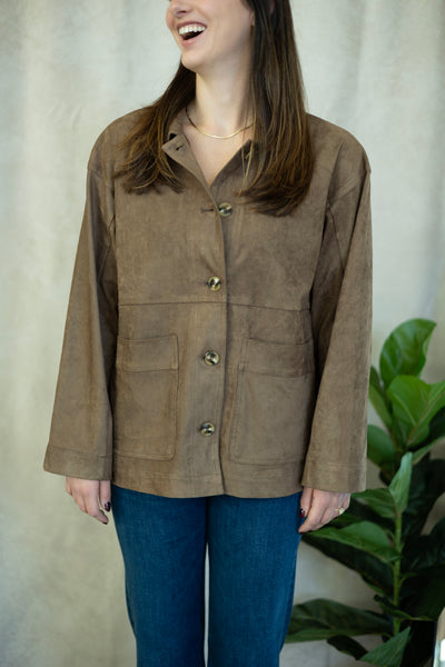 Women's suede jacket