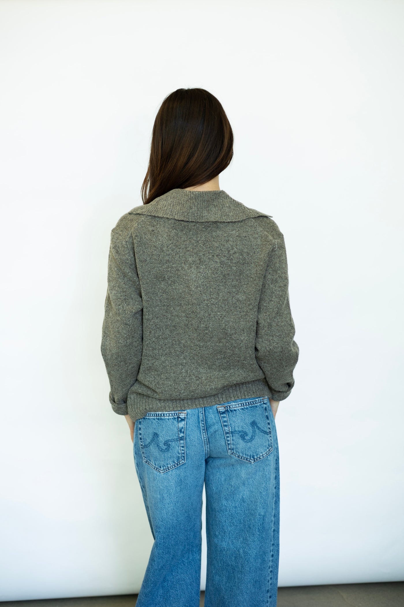 Statement collar sweater