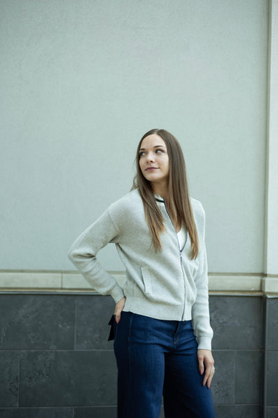 Casual fall zip up