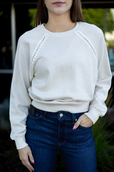 Women's neutral fall sweatshirt