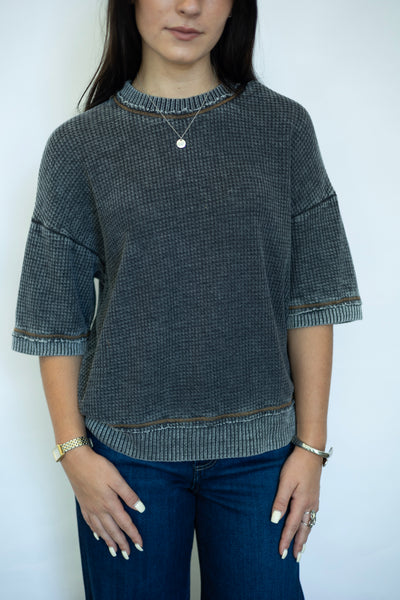 Sage Burnout Thermal Tee