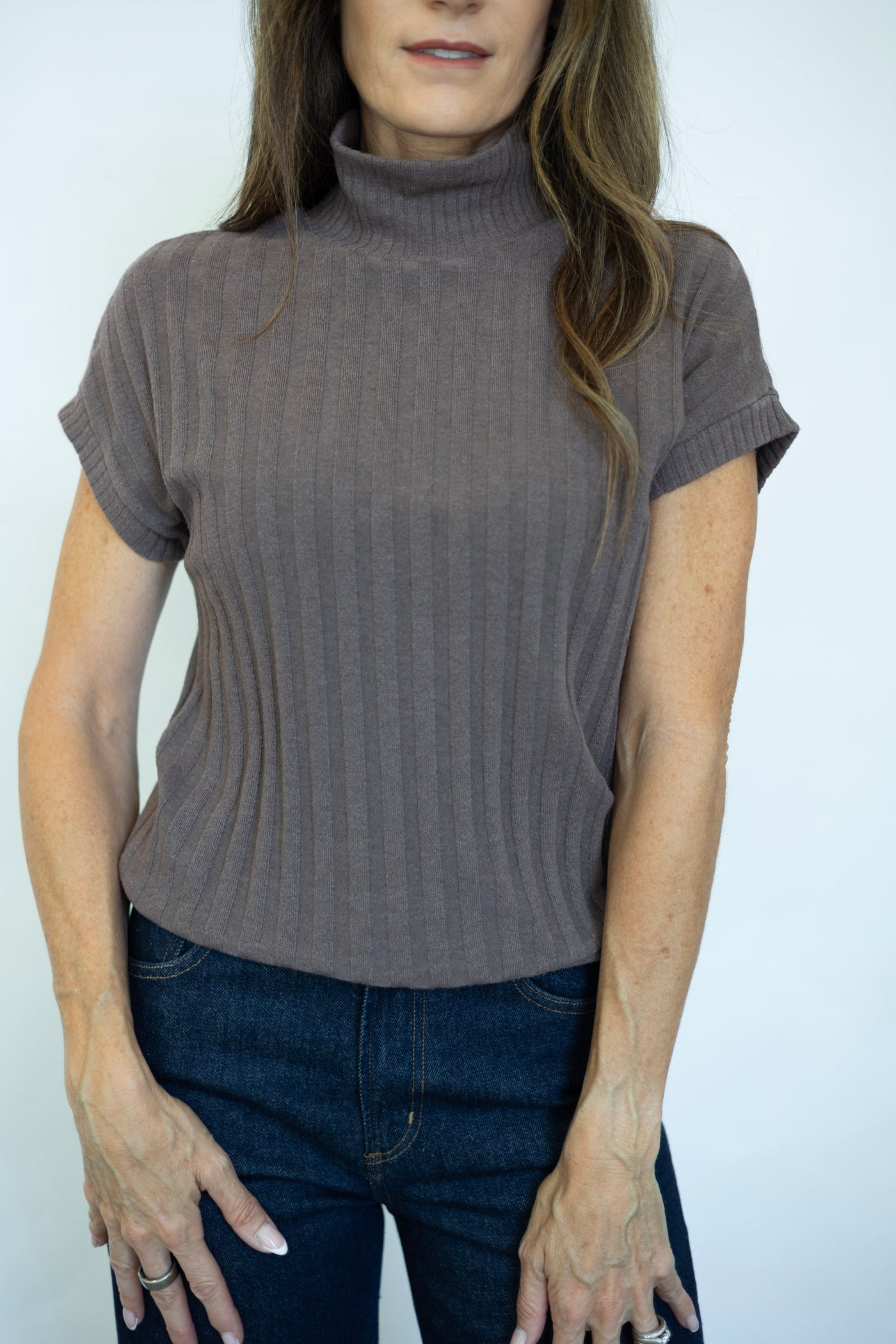 Forever Yours Funnel Rib Tee