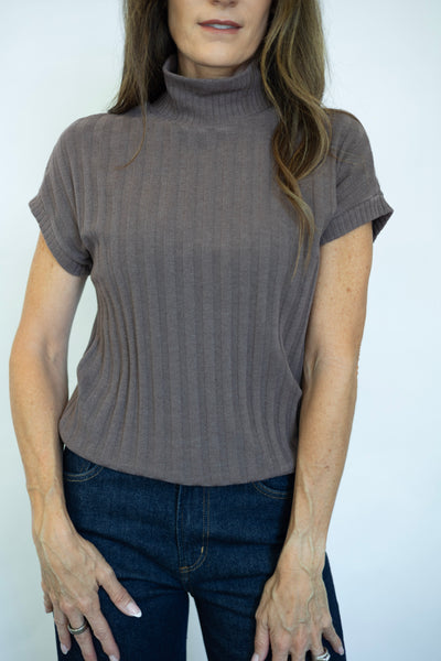 Forever Yours Funnel Rib Tee