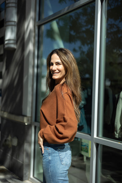 On a Stroll Dolman Sleeve Top