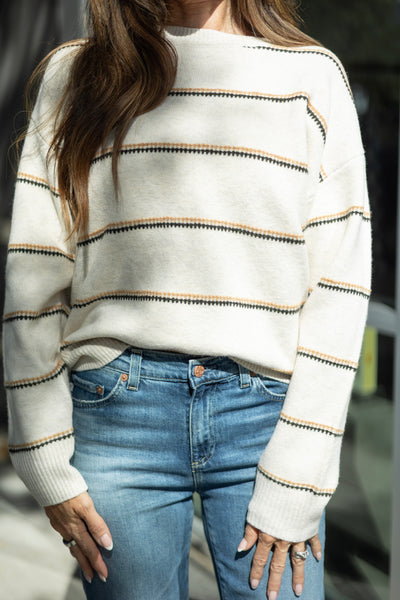 Crewneck Stripe Sweater