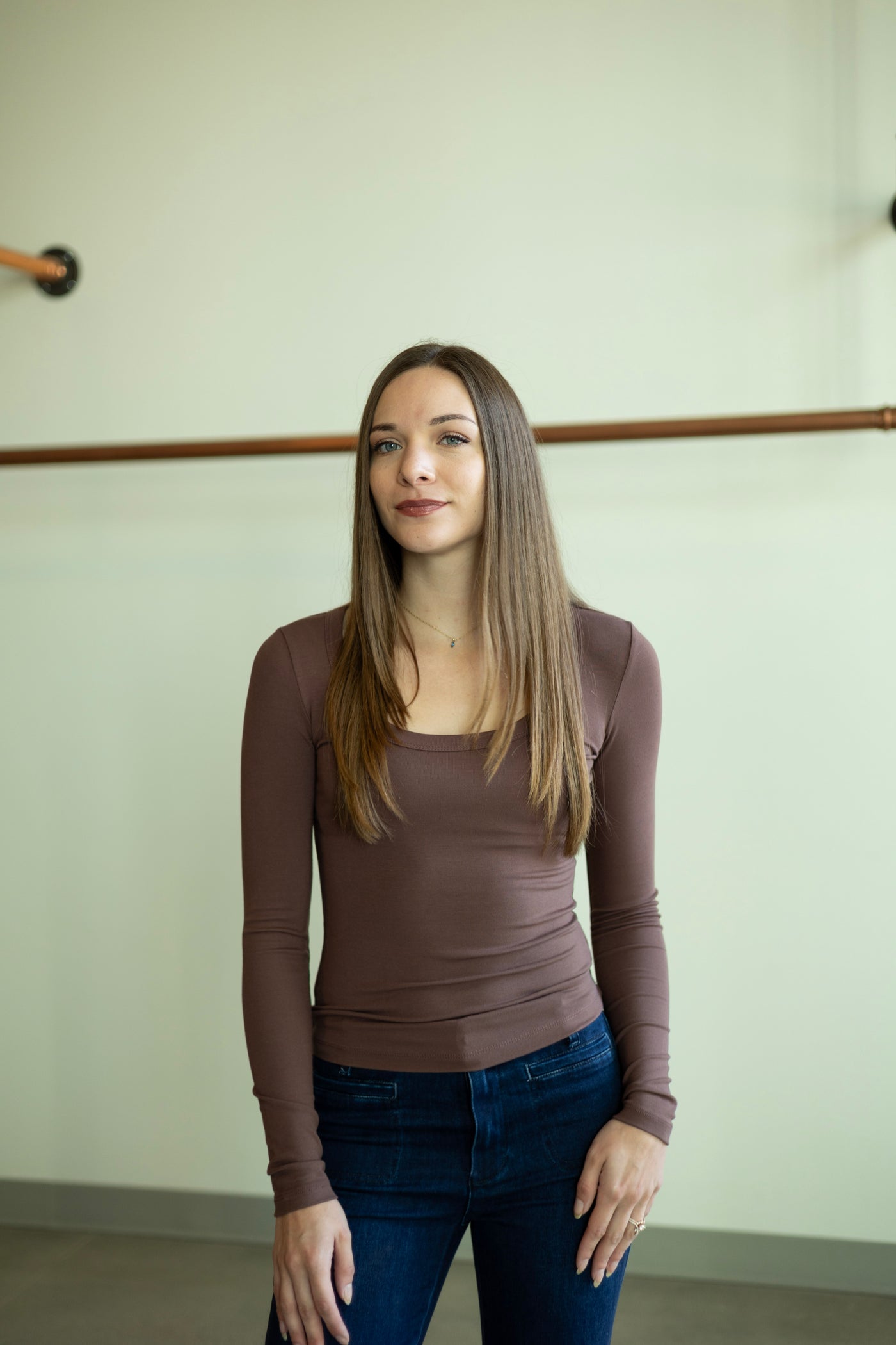 Second Skin Scoop Neck Top