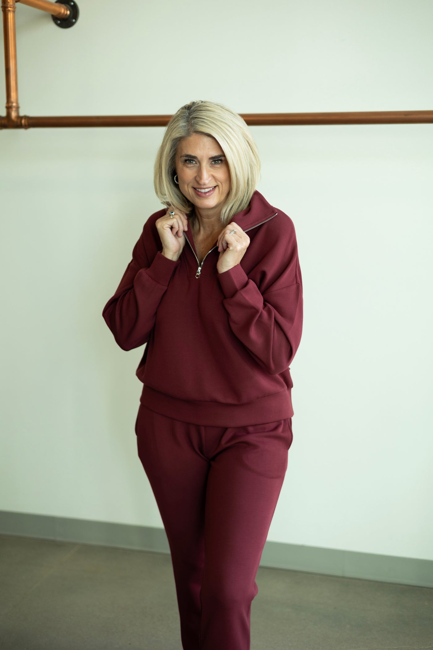Hawley Half Zip Sweat