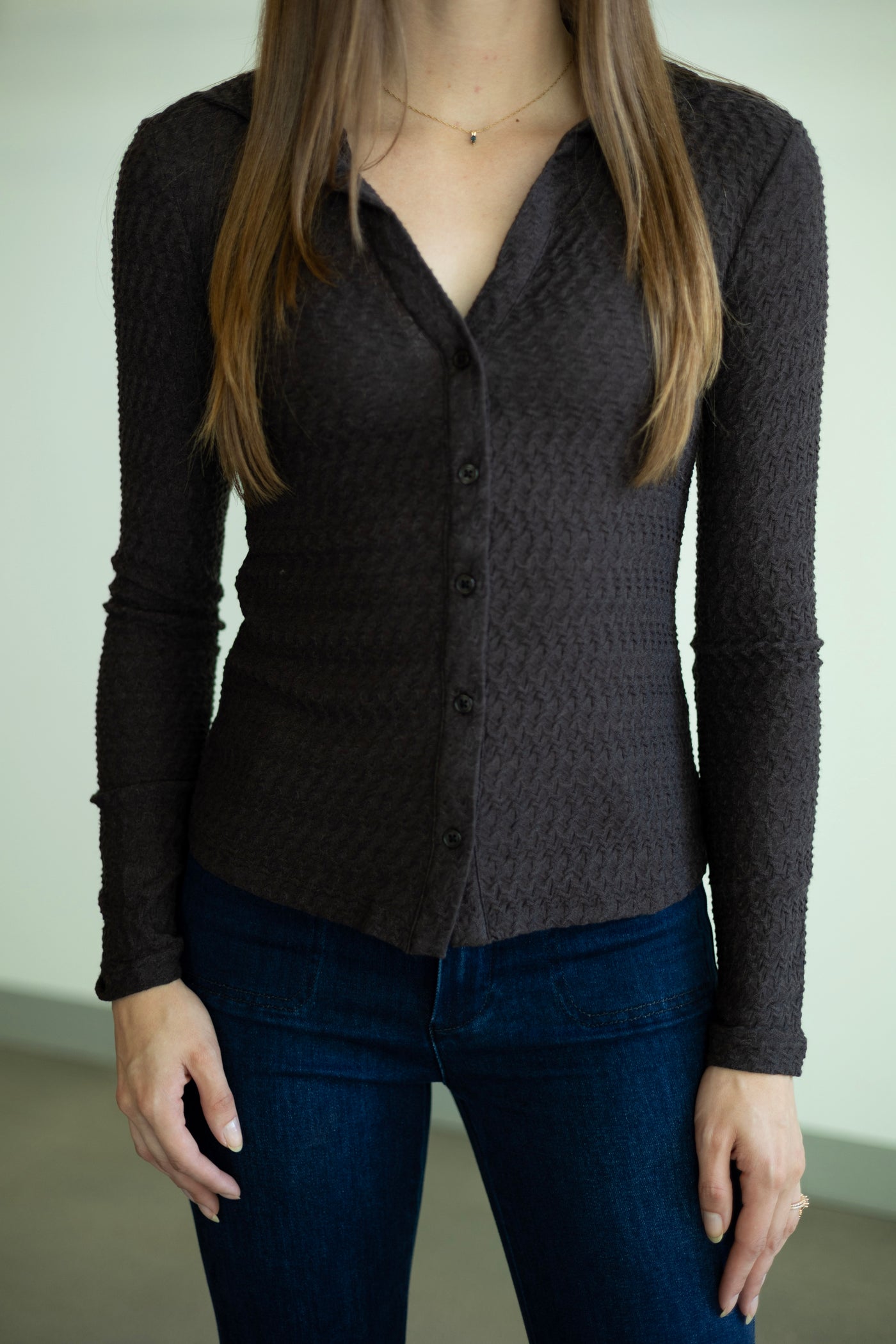 Textured Knit Dreamgirl Top
