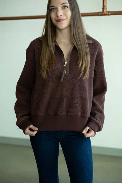 Roselle Half Zip Sweat