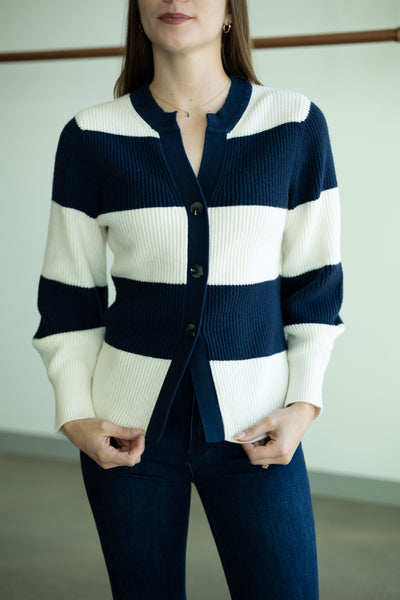 Lottie Rugby Cardigan