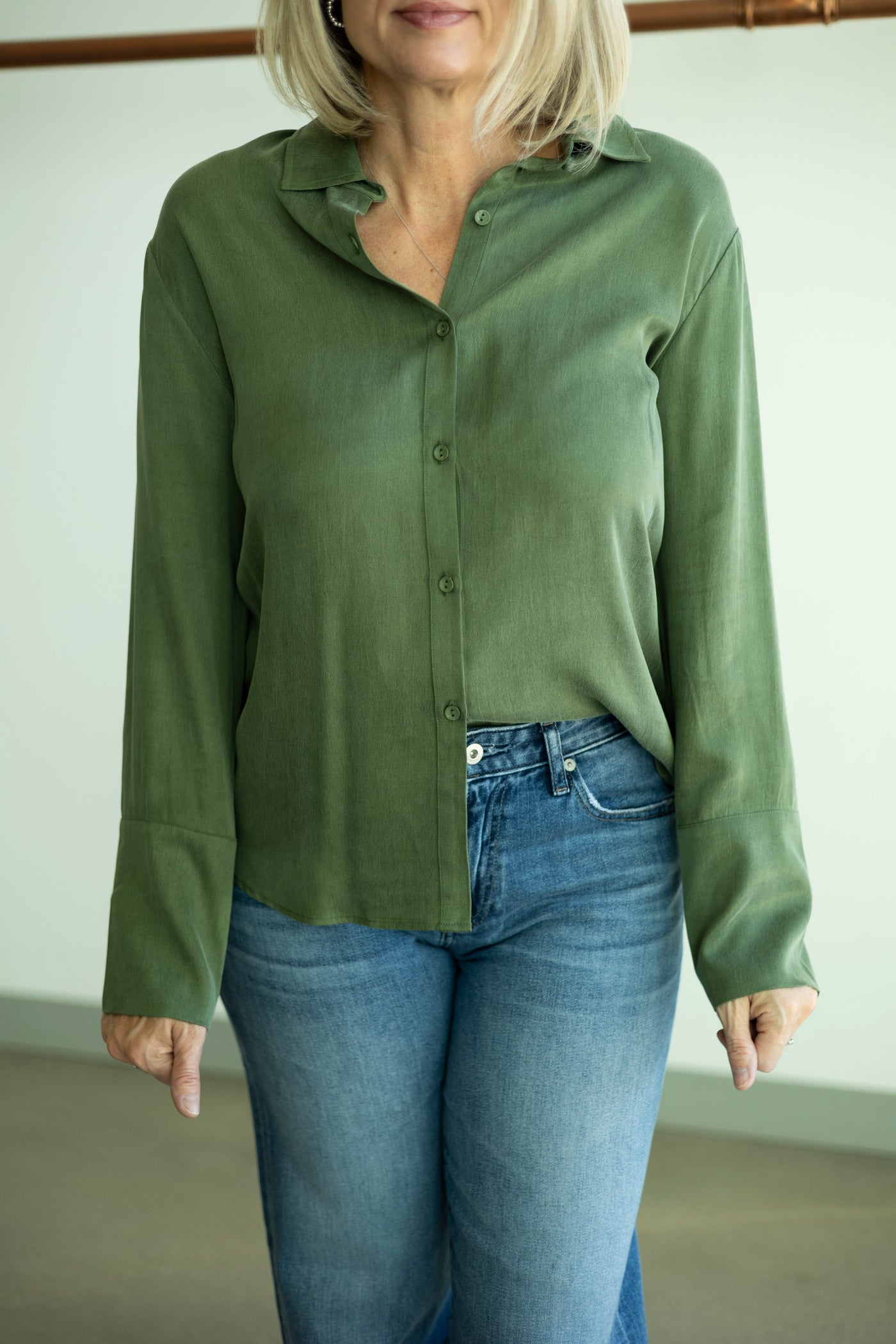 Helenaa Button Down
