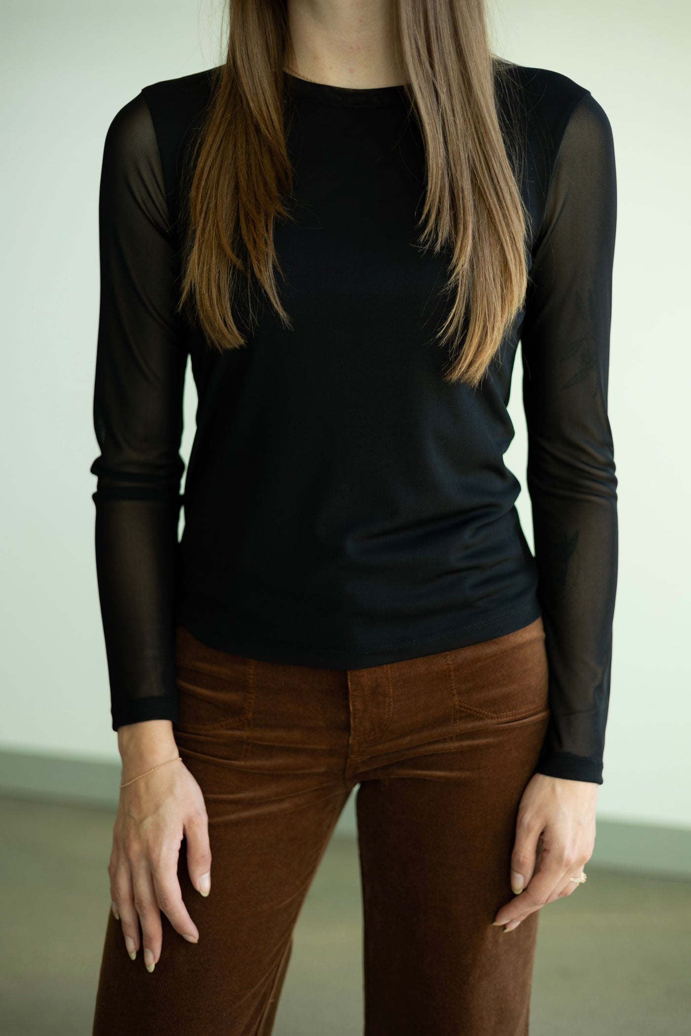 L/S Perfect Mesh Tee