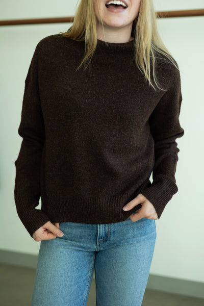 Mock Neck Daily Sweater