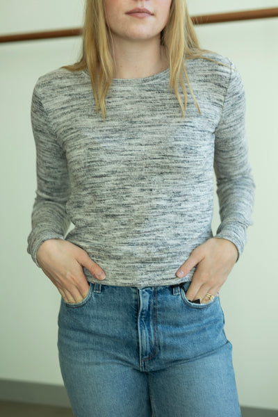 Rib Crewneck Pullover